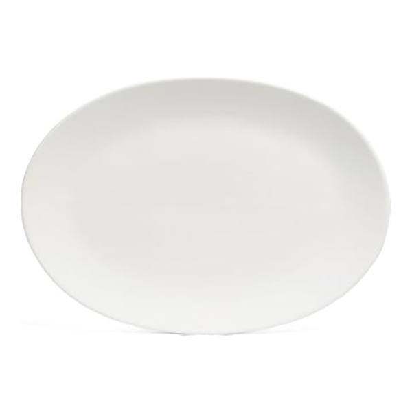 Nova Coupe Platter White Oval Plate 